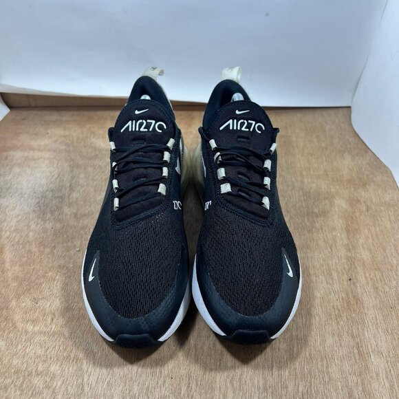 Nike Air Max 270 Women's Size 10 Running Shoes Black White - Picture 2 of 9